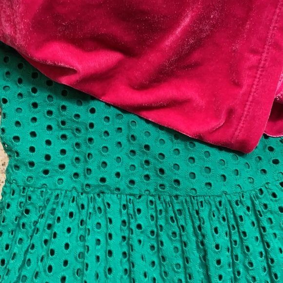 Anthropologie Aja green eyelet skirt - Picture 2 of 13